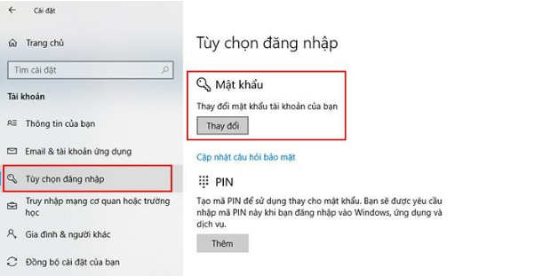 Cách cài đặt mật khẩu cho laptop đơn giản - 3