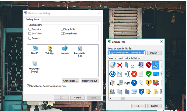 Cách thay đổi icon biểu tượng của folder shortcut trên màn hình laptop windows 10 - 2