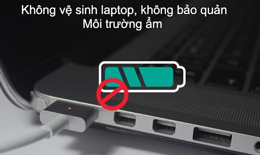 Nguyên nhân dẫn đến chai pin laptop?