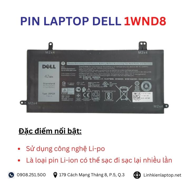 Đặc điểm và thông số của pin laptop dell 1WND8