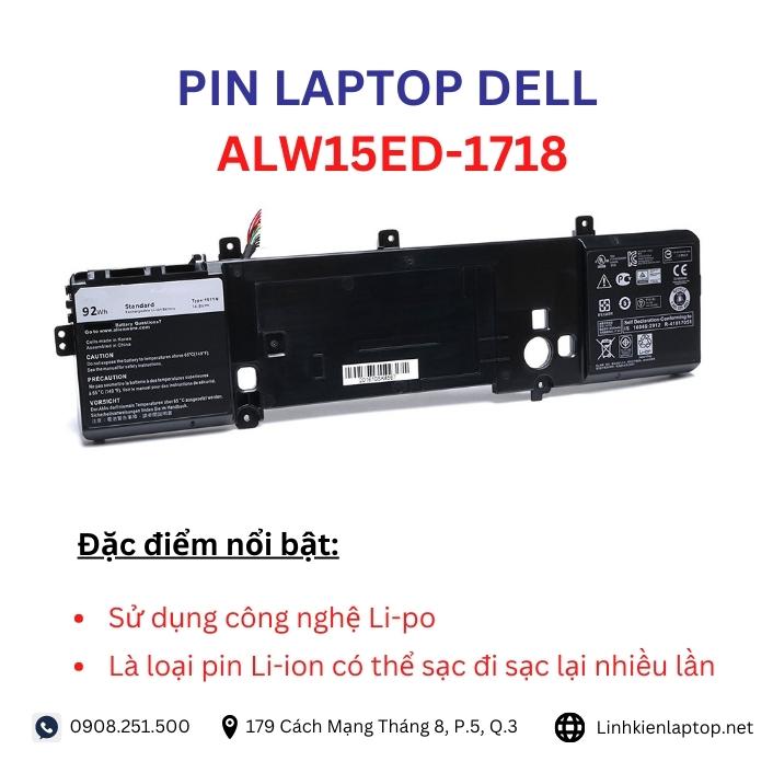 Đặc điểm và thông số của pin laptop dell ALW15ED-1718