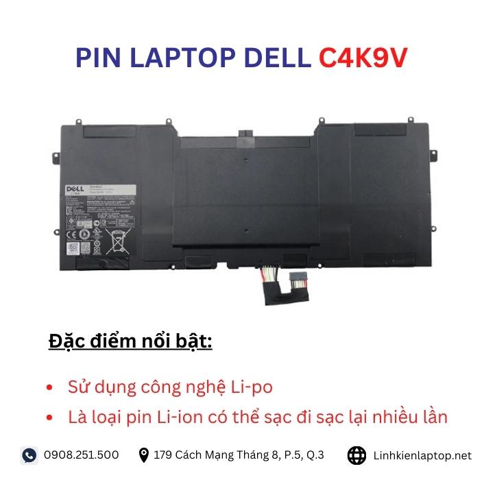 Đặc điểm và thông số của pin laptop dell C4K9V