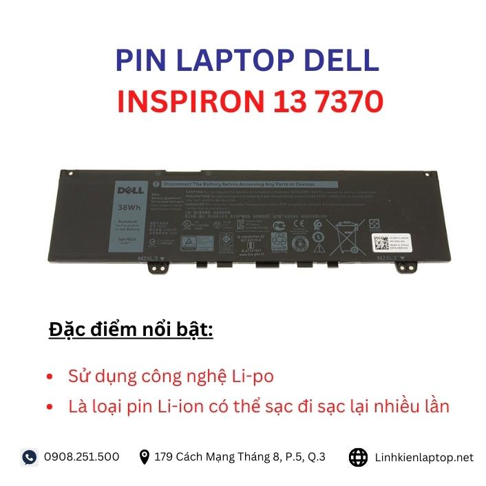 Đặc điểm và thông số của pin laptop dell inspiron 13 7370
