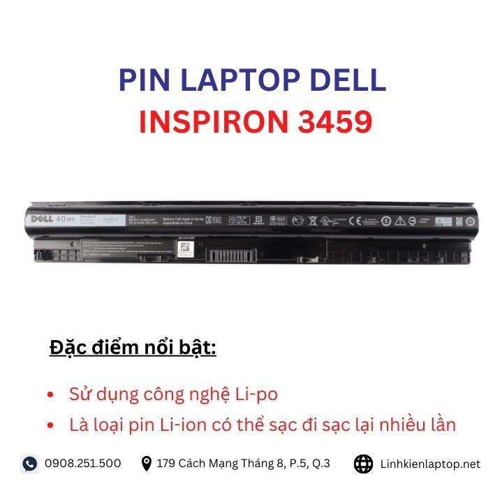 Đặc điểm và thông số của pin laptop dell inspiron 3459