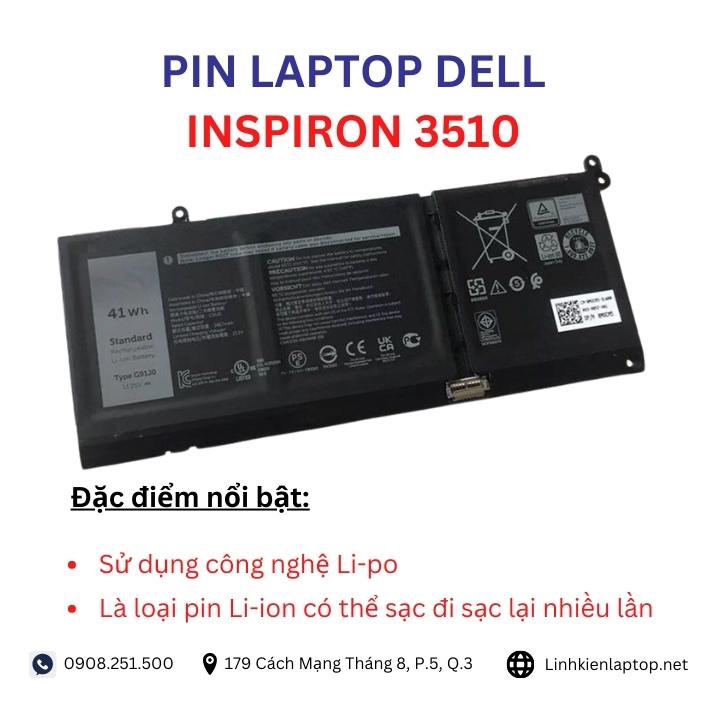 Đặc điểm và thông số của pin laptop dell inspiron 3510