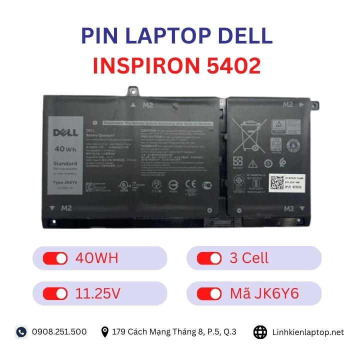 Đặc điểm và thông số của pin laptop dell inspiron 5402