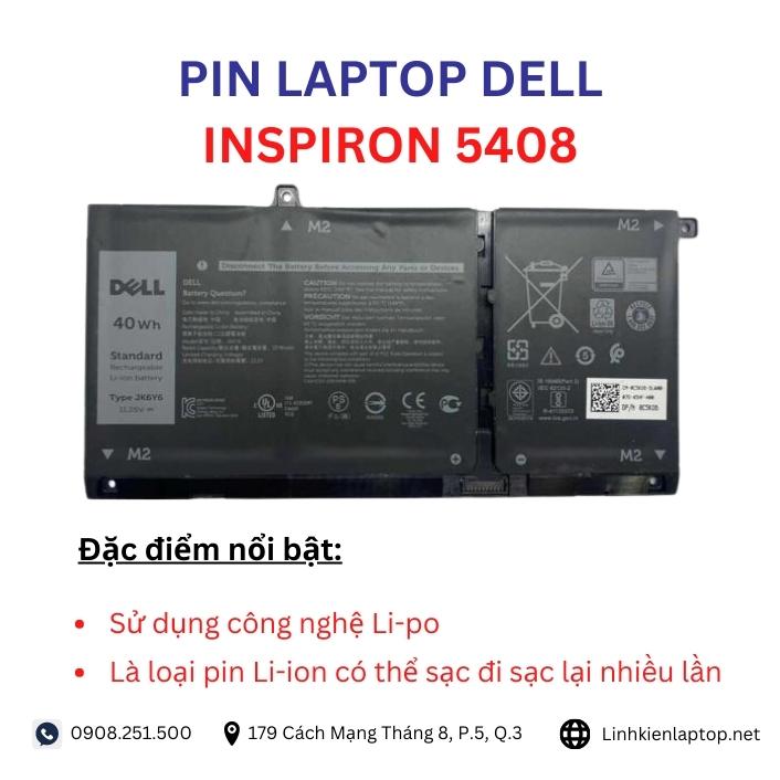 Đặc điểm và thông số của pin laptop dell inspiron 5408