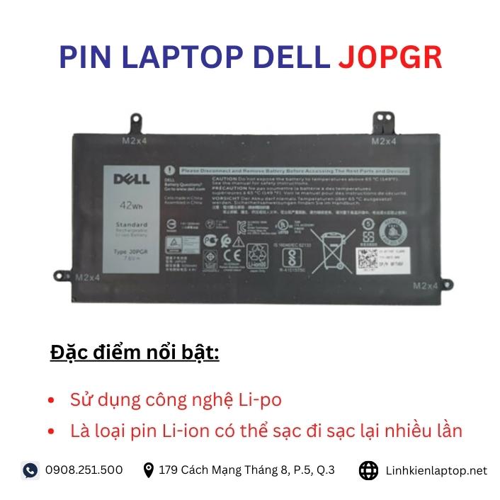 Đặc điểm và thông số của pin laptop dell J0PGR