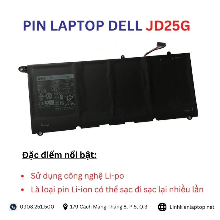 Đặc điểm và thông số của pin laptop dell JD25G