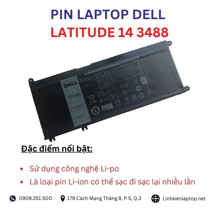 Đặc điểm và thông số của pin laptop dell latitude 14 3488