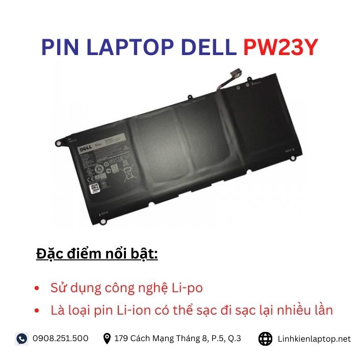 Đặc điểm và thông số của pin laptop dell PW23Y