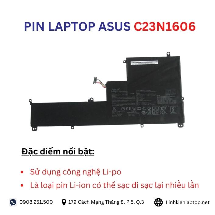 Đặc điểm và thông số của pin laptop Asus C23N1606