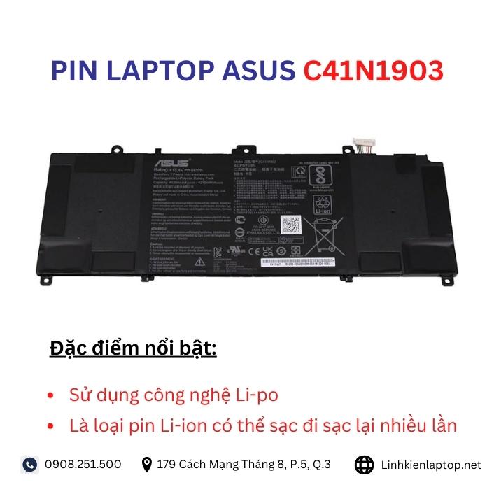 Đặc điểm và thông số của pin laptop Asus C41N1903