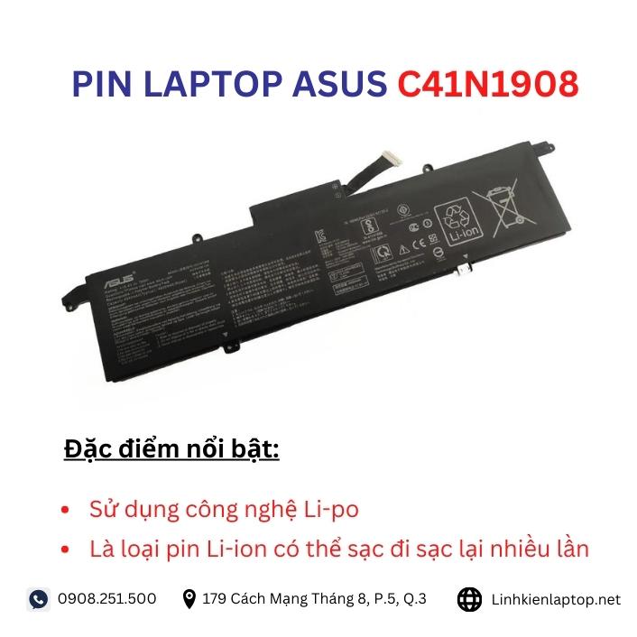 Đặc điểm và thông số của pin laptop Asus C41N1908