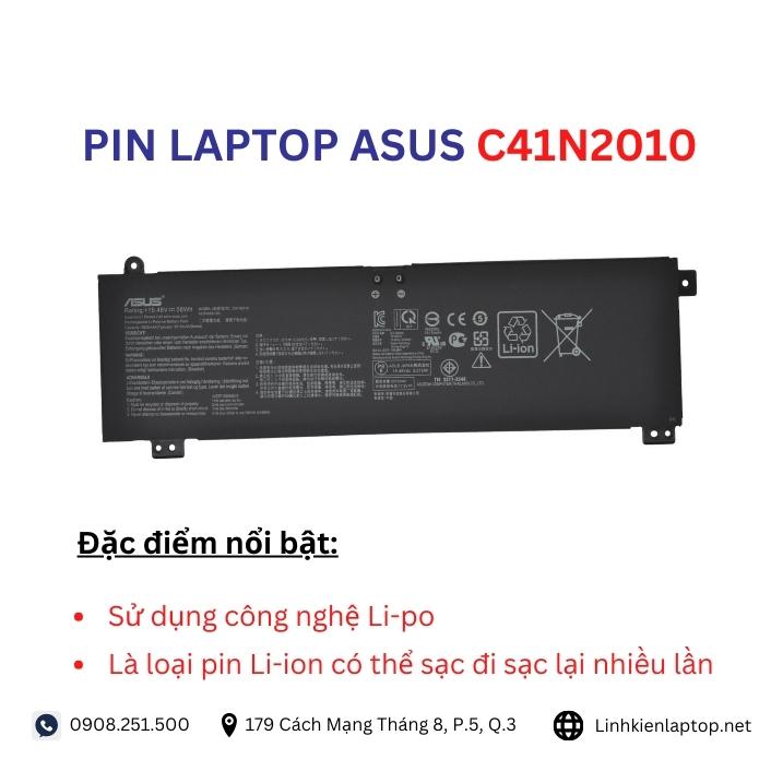 Đặc điểm và thông số của pin laptop Asus C41N2010