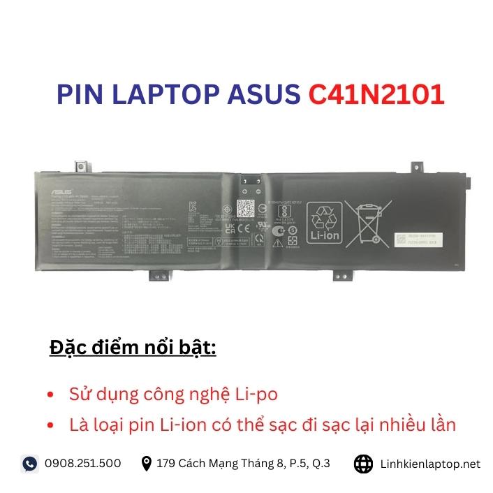 Đặc điểm và thông số của pin laptop Asus C41N2101