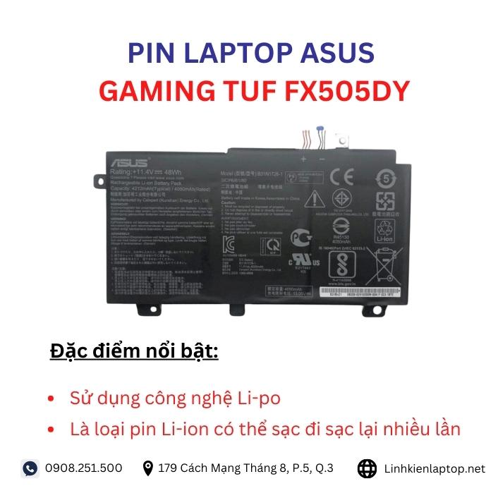 Đặc điểm và thông số của pin laptop Asus Gaming TUF FX505DY