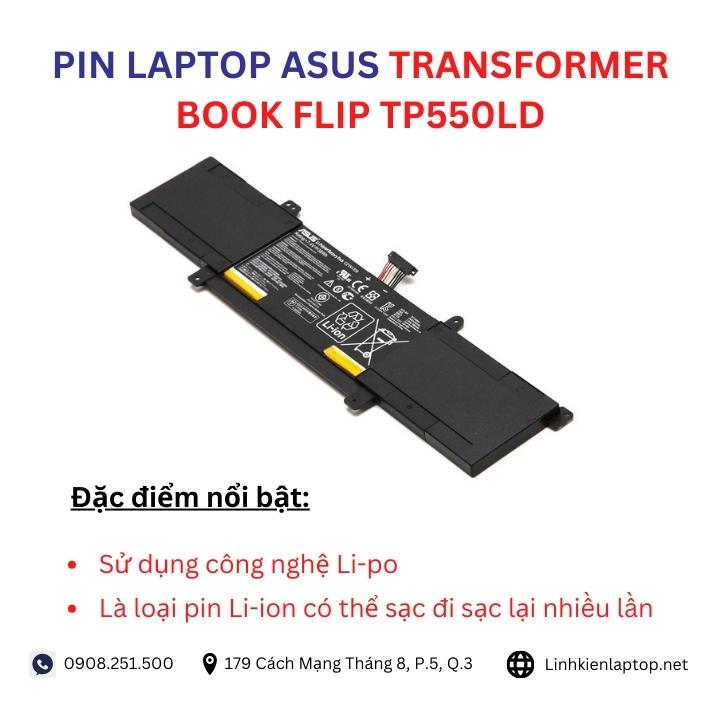 Đặc điểm và thông số của pin laptop Asus Transformer Book Flip TP550LD