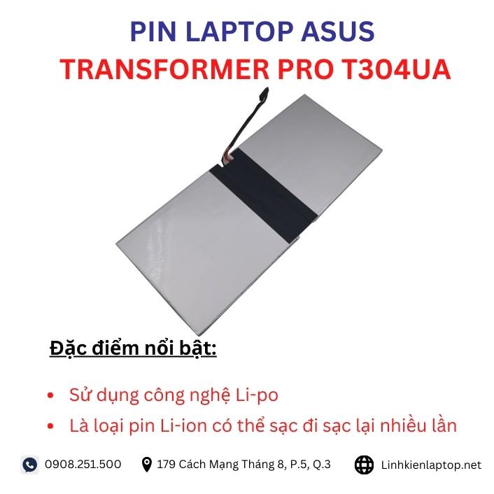 Đặc điểm và thông số của pin laptop Asus Transformer Pro T304UA