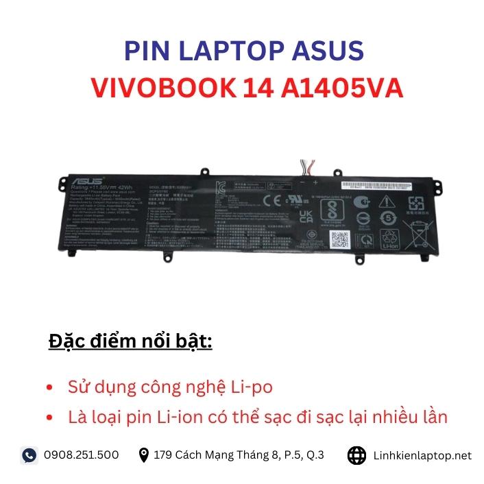 Đặc điểm và thông số của pin laptop Asus VivoBook 14 A1405VA