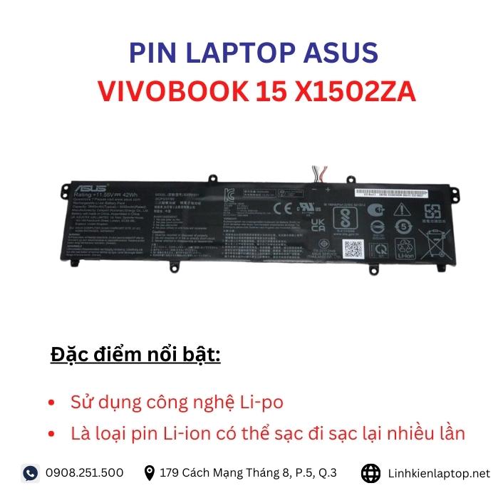 Đặc điểm và thông số của pin laptop Asus VivoBook 15 X1502ZA