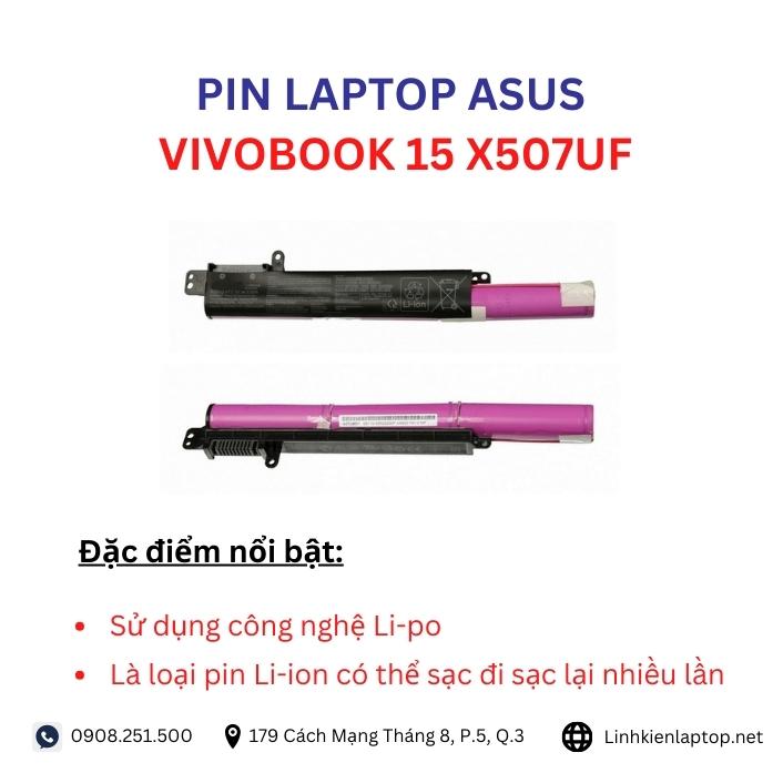 Đặc điểm và thông số của pin laptop Asus VivoBook 15 X507UF