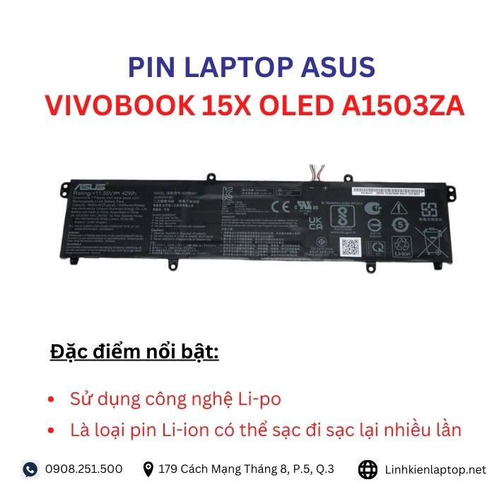 Đặc điểm và thông số của pin laptop Asus VivoBook 15X OLED A1503ZA