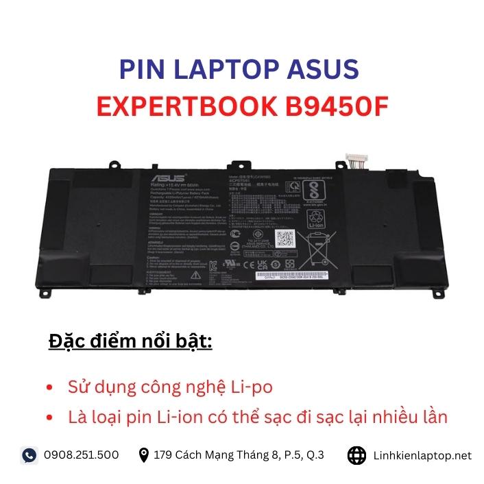Đặc điểm và thông số của pin laptop Asus VivoBook B9450F