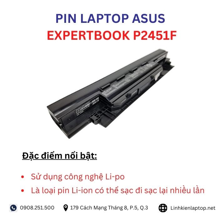 Đặc điểm và thông số của pin laptop Asus VivoBook P2451F