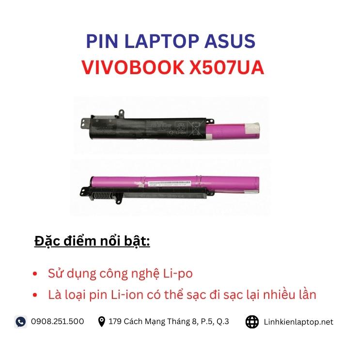 Đặc điểm và thông số của pin laptop Asus VivoBook X507UA