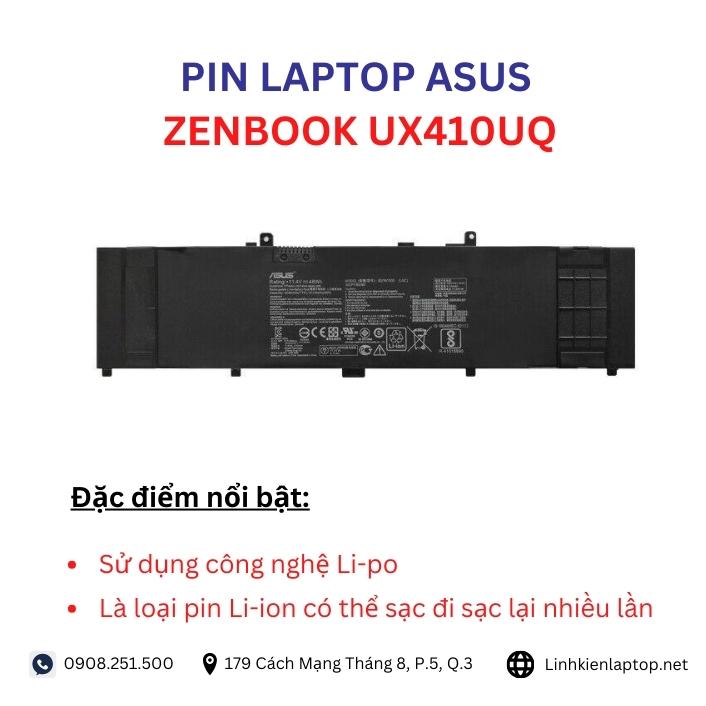 Đặc điểm và thông số của pin laptop Asus ZenBook UX410UQ