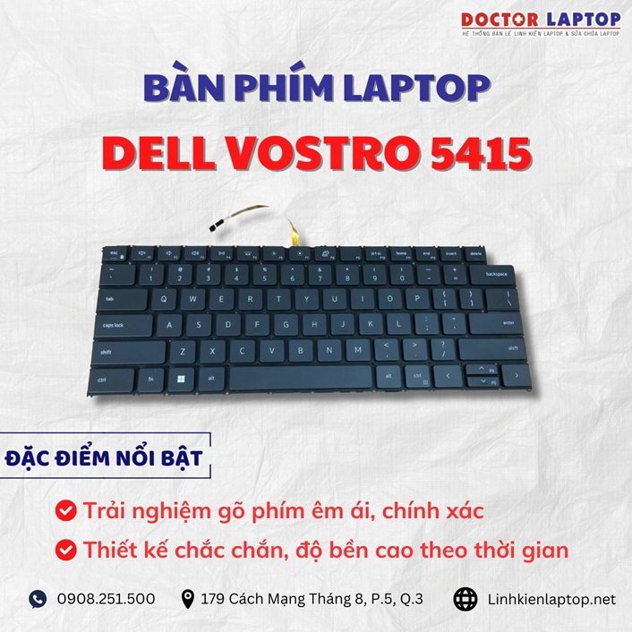 Cung cap thay ban phim laptop Dell Vostro 5415 chinh hang gia tot nhat