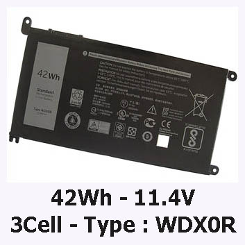 Pin Laptop Dell Inspiron 5775 Chính Hãng ( 11.4V, 42Wh )