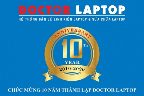 DoctorLaptop tri ân khách hàng dịp Kỷ niệm 10 năm thành lập