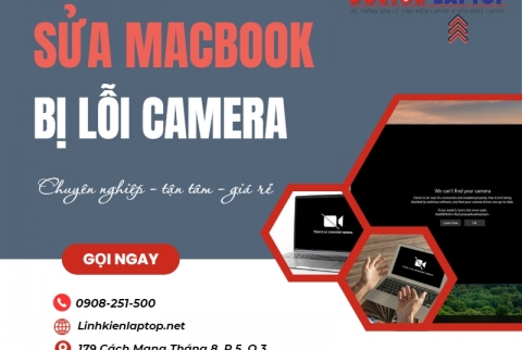 Sửa Macbook Bị Lỗi Camera Lấy Liền