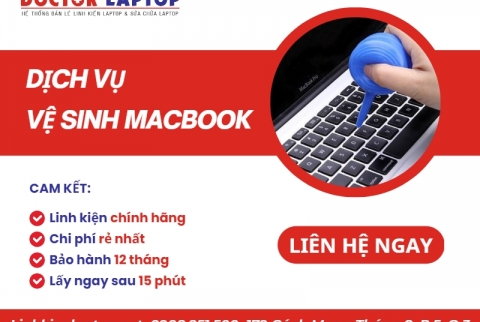 Vệ sinh Macbook