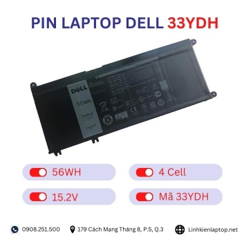 Pin Laptop Dell 33YDH