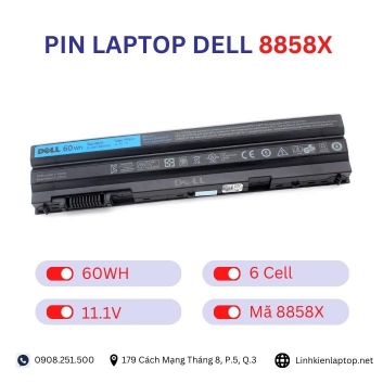 Pin Laptop Dell 8858X