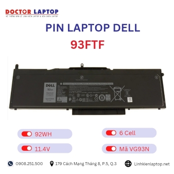 Pin Laptop Dell 93FTF