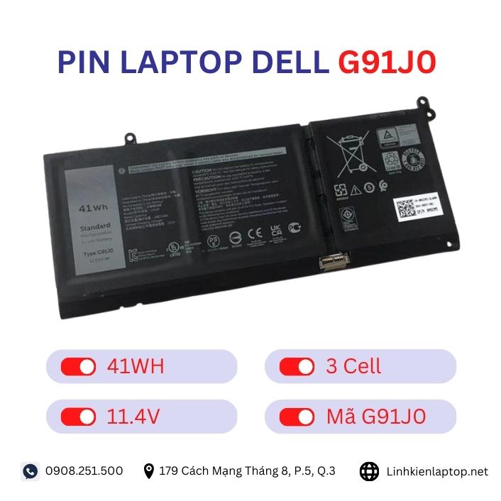 Pin Laptop Dell G91J0 