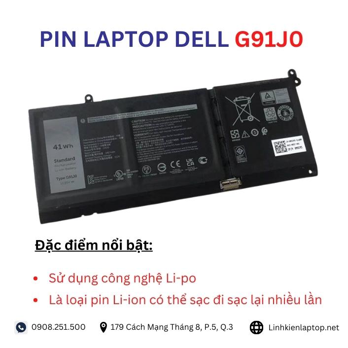 Pin Laptop Dell G91J0 