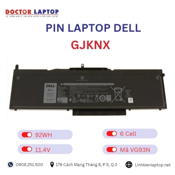 Pin Laptop Dell GJKNX