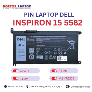 Pin Laptop Dell Inspiron 15 5582