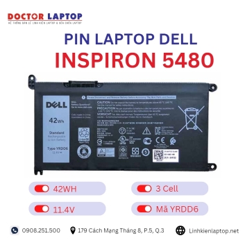 Pin Laptop Dell Inspiron 5480