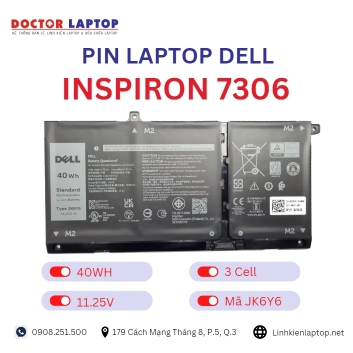 Pin Laptop Dell Inspiron 7306