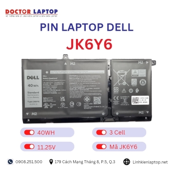 Pin Laptop Dell JK6Y6