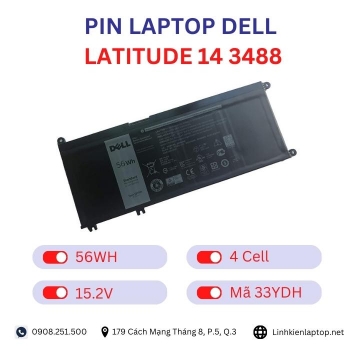 Pin Laptop Dell Latitude 14 3488