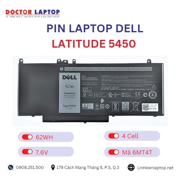 Pin Laptop Dell Latitude 5450