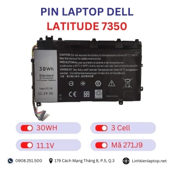 Pin Laptop Dell Latitude 7350