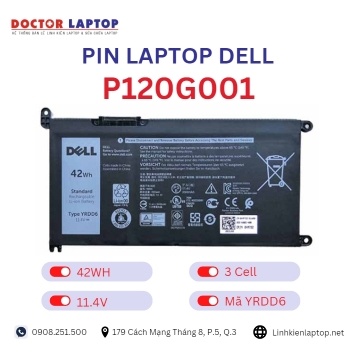 Pin Laptop Dell P120G001